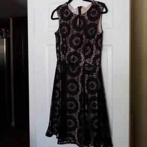 London Style Black Lace dress